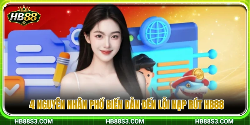Lỗi Nạp Rút HB88 – Nguyên Nhân Thường Gặp Và Cách Xử Lý 3 Top 4+ lỗi nạp rút HB88 thường gặp nhất ở hội viên