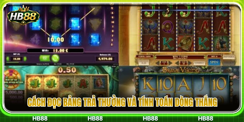 Payline Slot HB88 – Cách Hiểu Dòng Thắng Trước Khi Quay 4 Mẹo đọc biểu đồ trả thưởng cùng cách tính tiền thắng payline